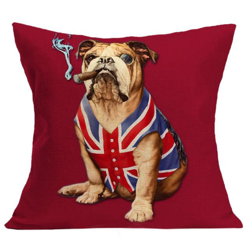 English Bulldog Pillow Covers (2 options)  -18 x 18