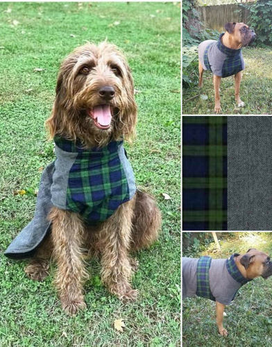 Whiskey Throw and Go Coat - Blue/Green